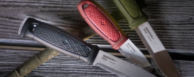 Morakniv Craftline Pro S Allround Fixed-Blade Knife with Stainless Steel Blade and Combi-Sheath, 3.6 Inch